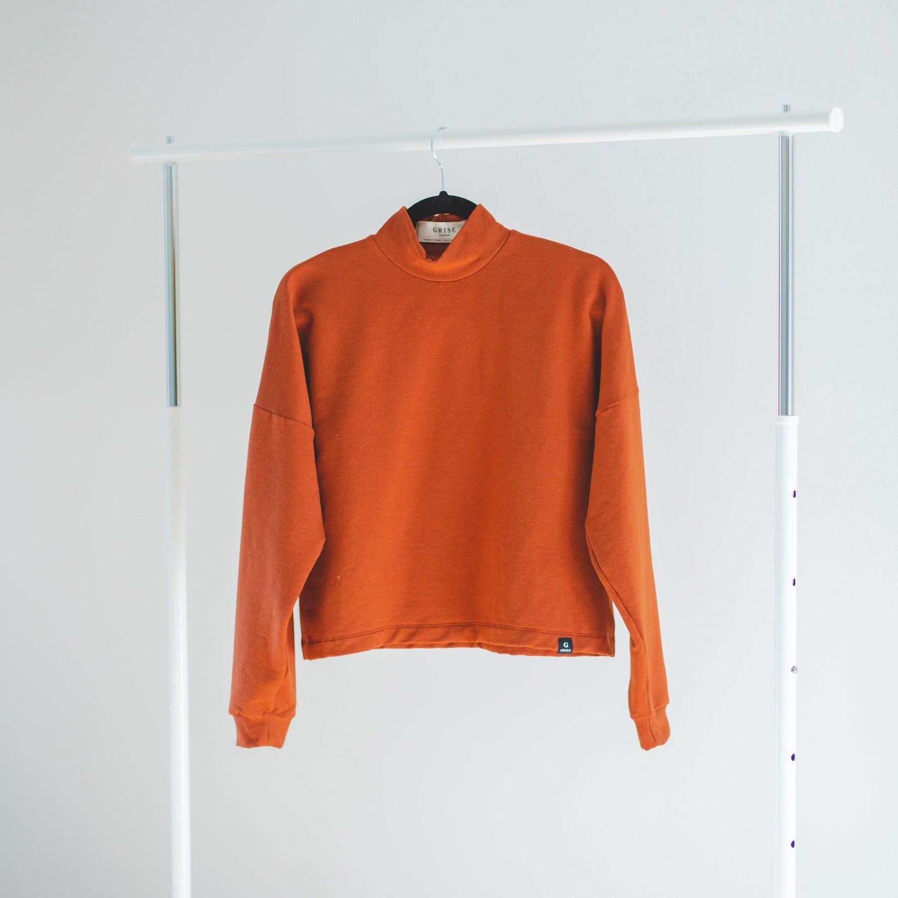 Grise Loungewear Fleece Sweater in Ginger